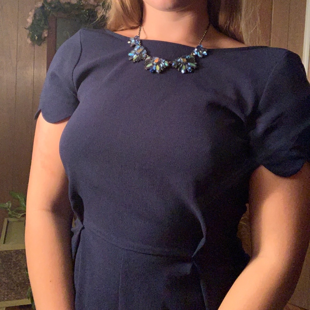Deep blue romper